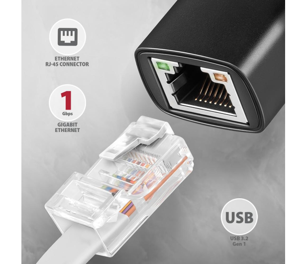 Axagon ADE-AR USB-A gigabit ethernet adapter - 1485403 - zdjęcie 2